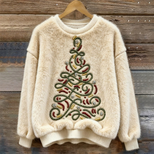 Tessa™ | Cosy Fluffy Christmas Tree Sweater