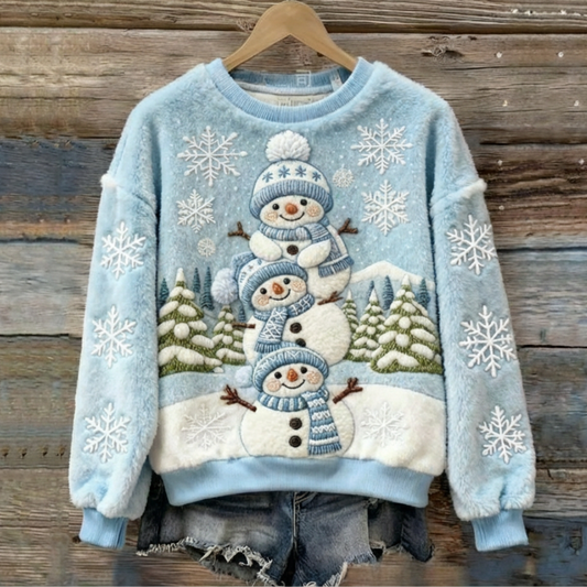 Tessa™ | Cozy Snowman Family Sweater
