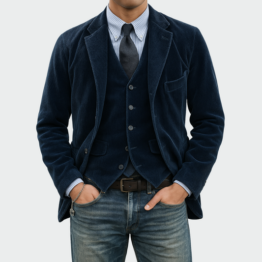 Tommy | Velvet Blazer & Waistcoat Set