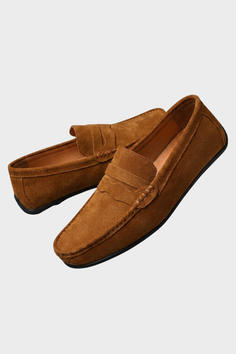 Sander | Moccasin-Stitch Slip-On Loafers for Men