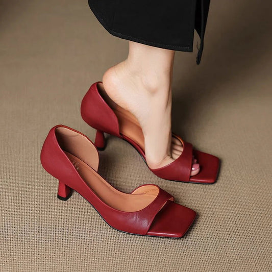 Valenti Leather Heels 0