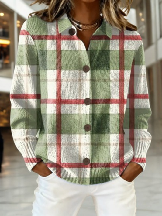 Vivian | Vintage Tartan Cardigan