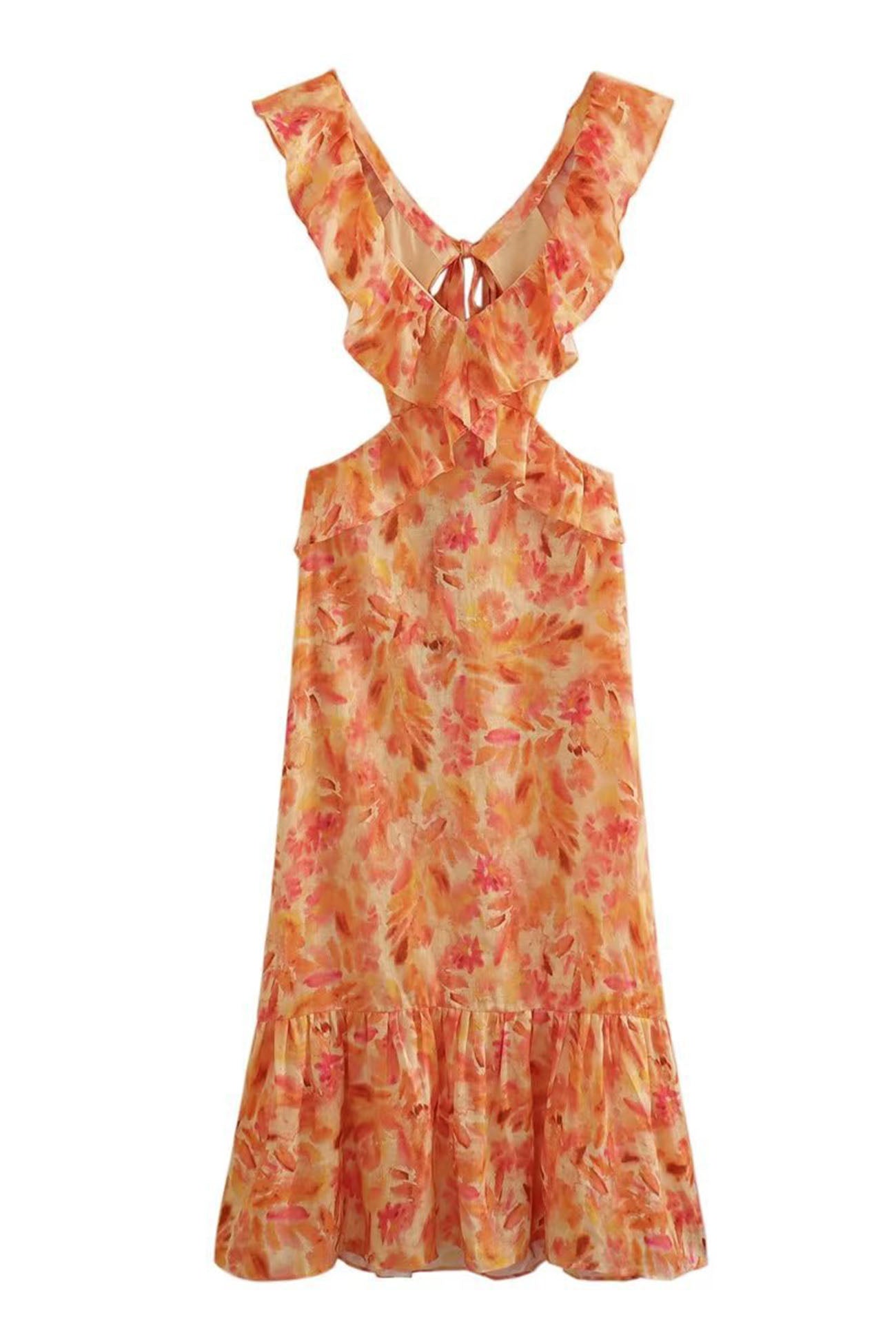 Yafit™ | Floral Ruffle Dress 6
