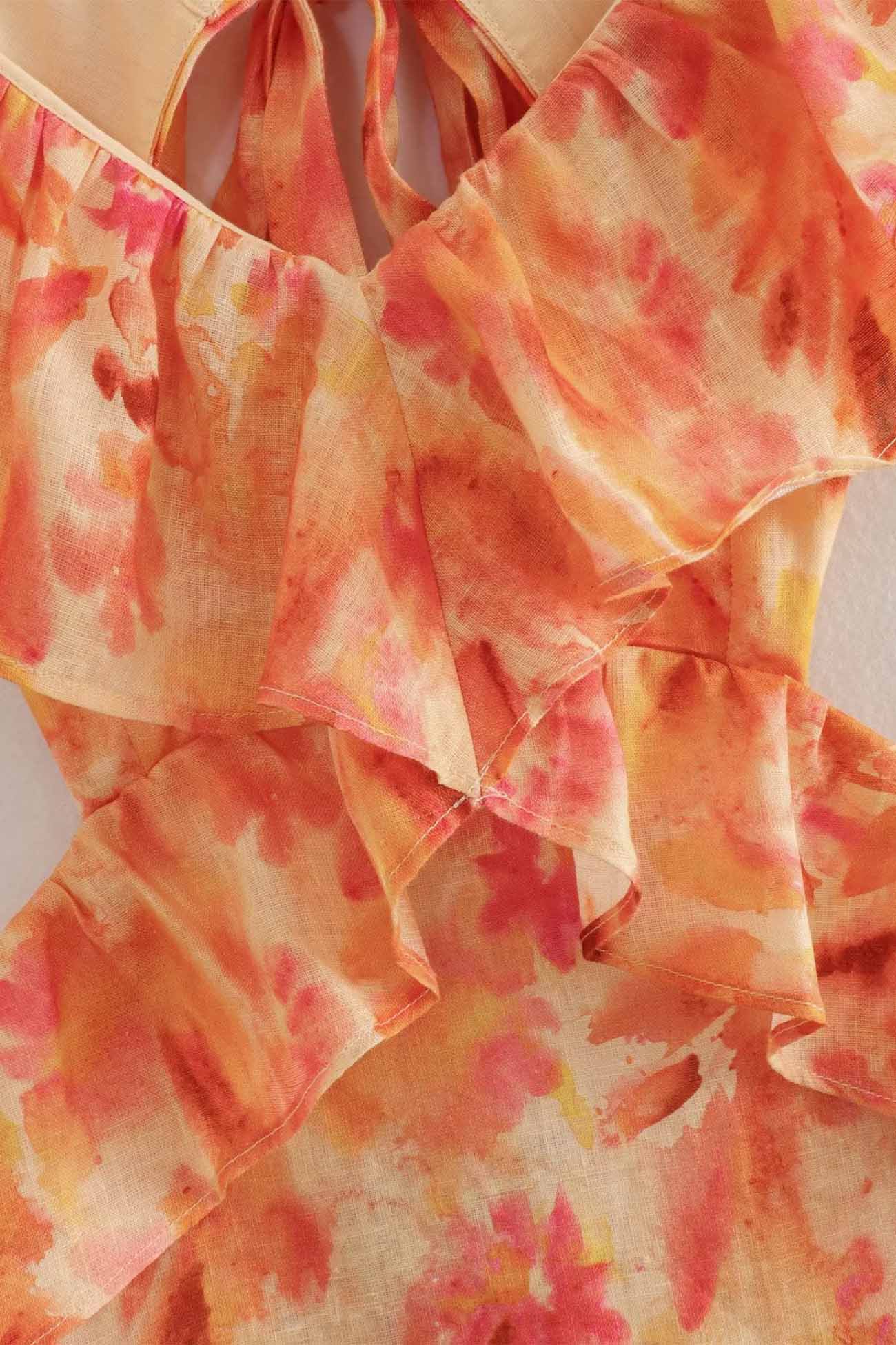 Yafit™ | Floral Ruffle Dress 8