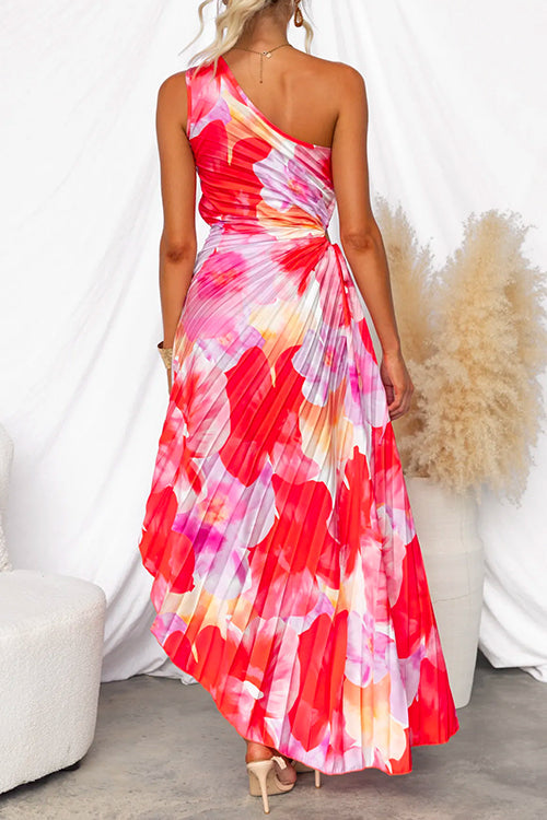Yanira™ | Pleated One-Shoulder Dress 1