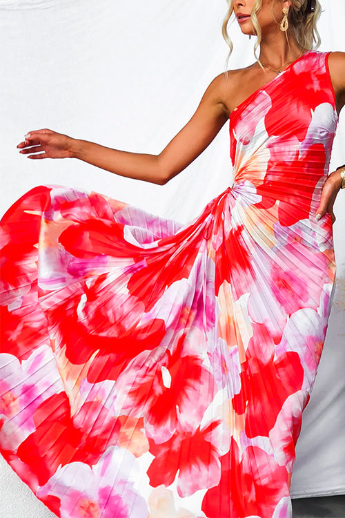 Yanira™ | Pleated One-Shoulder Dress 3