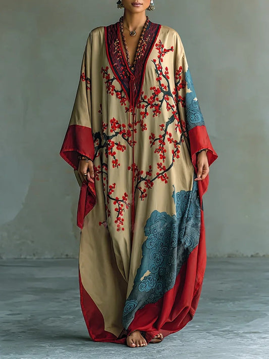 Yuki™ | Elegant Floral Maxi Dress 0