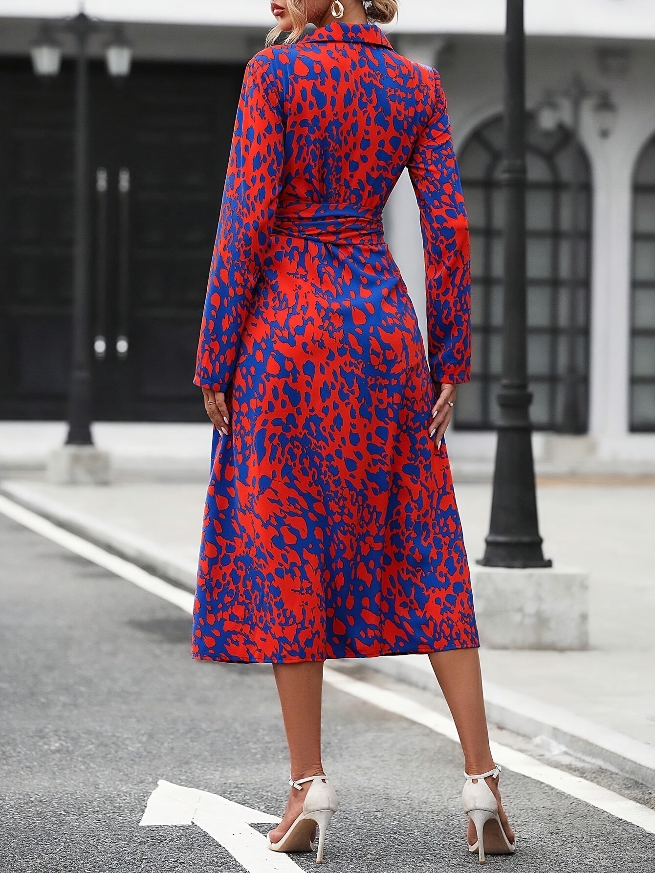 Zafira™ | Geometric Shirt Dress 4