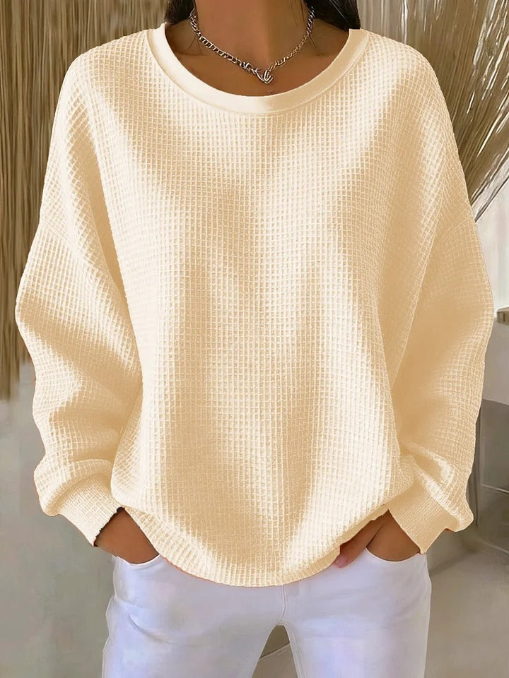 Nova | Women's Classic Sweater Crew Neck Pullover - Everyday Style