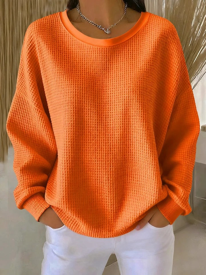 Nova | Women's Classic Sweater Crew Neck Pullover - Everyday Style
