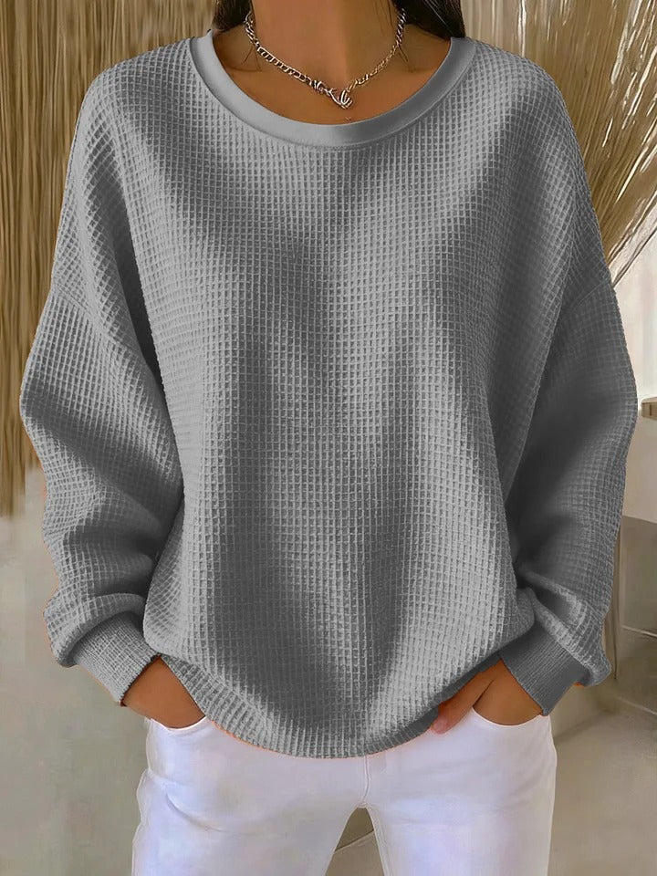 Nova | Women's Classic Sweater Crew Neck Pullover - Everyday Style