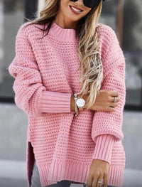 Irina | Chunky Cable Knit Sweater with Mock Neck for Women