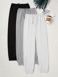 Enid Sweatpants – 3-Piece Drawstring Lounge Set for Women