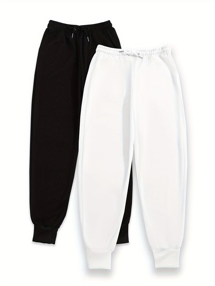 Ellen | Two-Pack Drawstring Jogger Sweatpants for Women