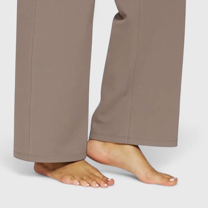 Hilary | Women's High-Waisted Wide Leg Dress Pants