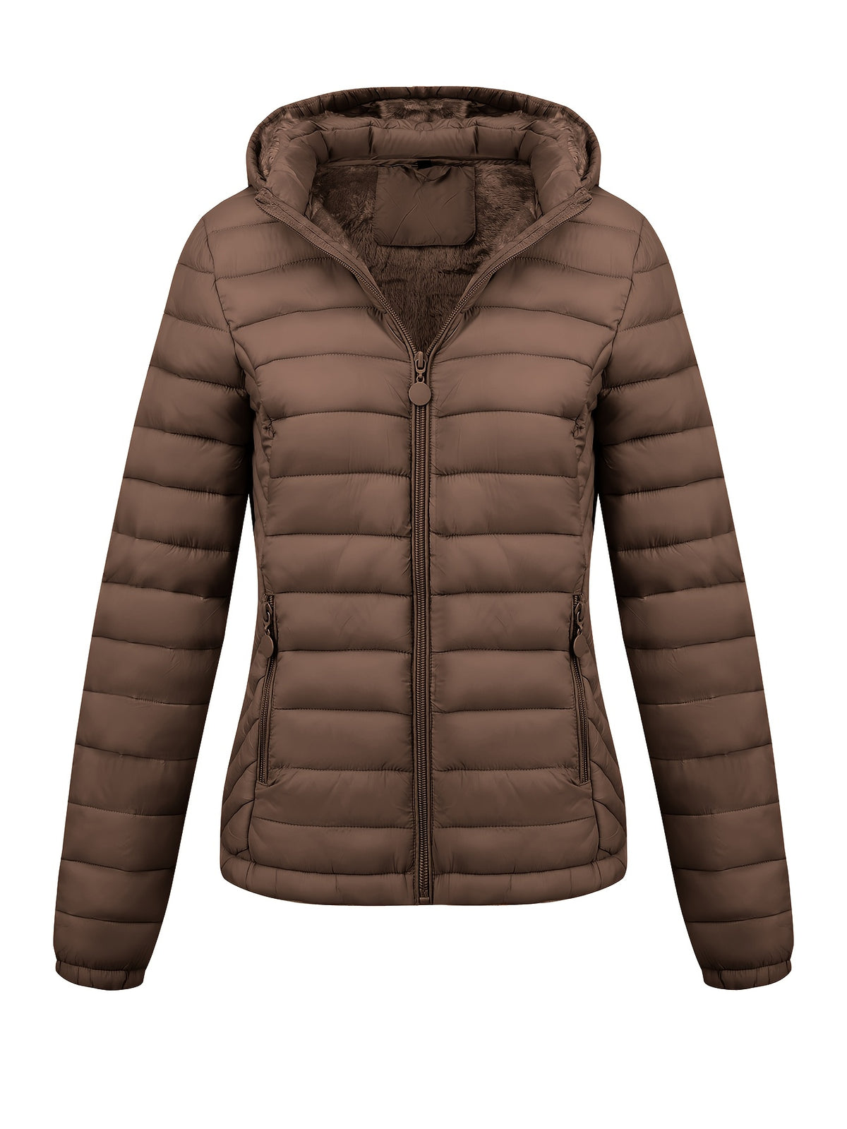 Arianne | Quilted Hooded Puffer Jacket with Pockets for Women
