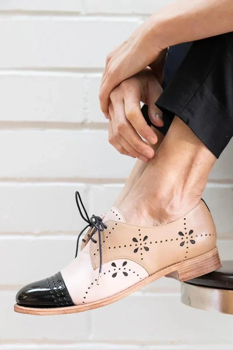 Desiree | Women's Two-Tone Oxford Shoes for Office to Weekend