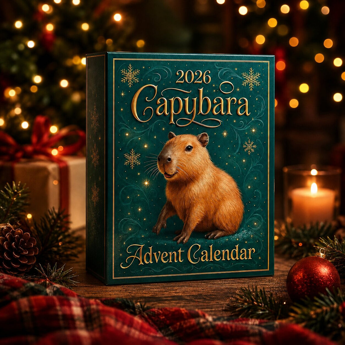 CAPYBARA ADVENT CALENDAR – 24 ILLUSTRATED DOORS