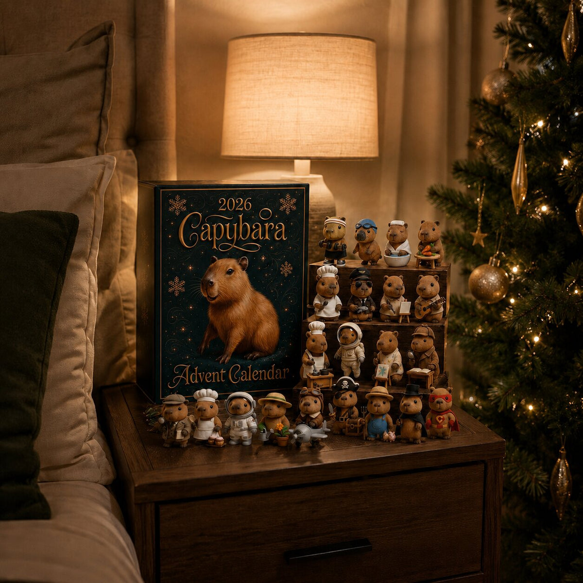 CAPYBARA ADVENT CALENDAR – 24 ILLUSTRATED DOORS