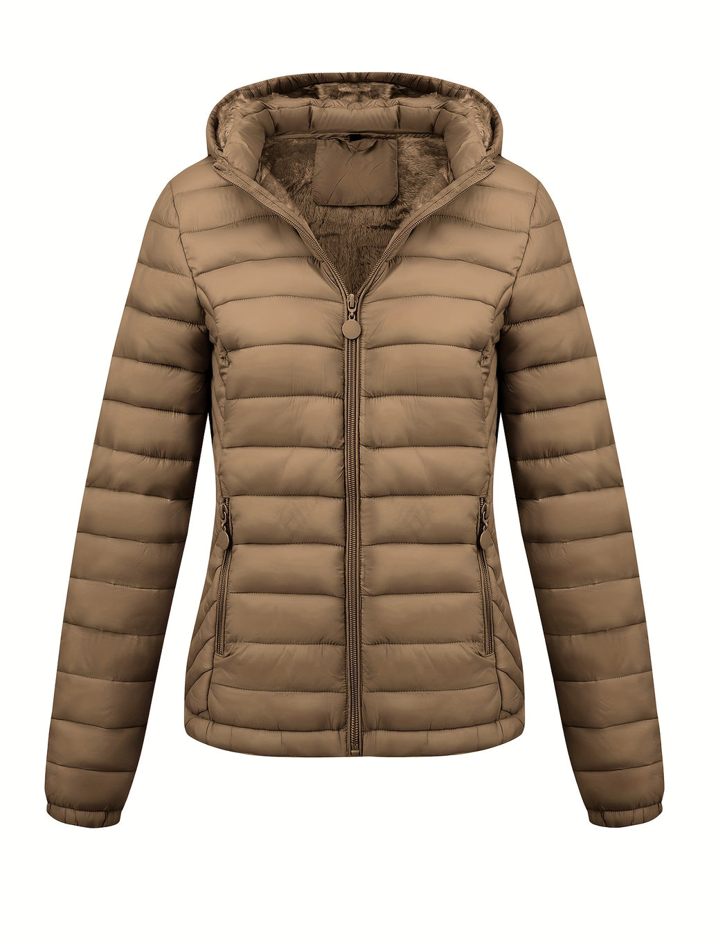 Arianne | Quilted Hooded Puffer Jacket with Pockets for Women