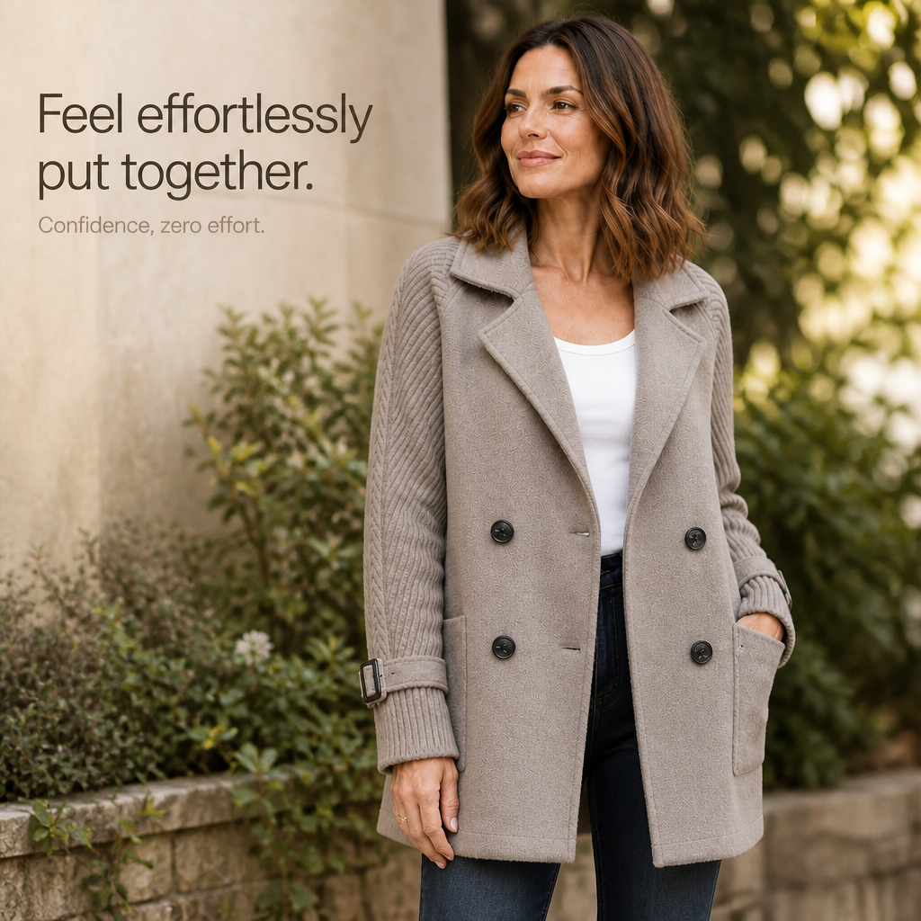 Heidi | Double-Breasted Lapel Coat for Women