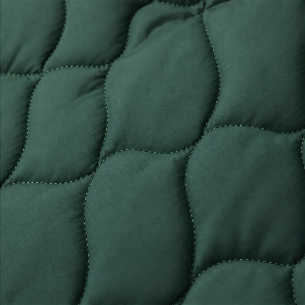 Zora | Quilted Hooded Puffer Jacket with Color-Block Panels