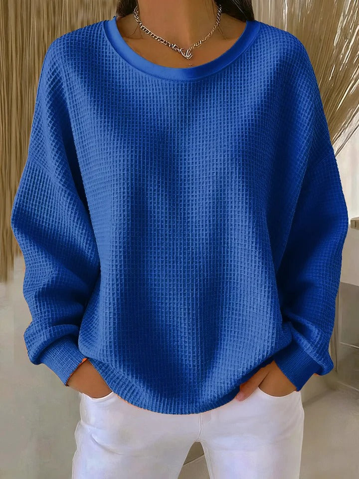 Nova | Women's Classic Sweater Crew Neck Pullover - Everyday Style