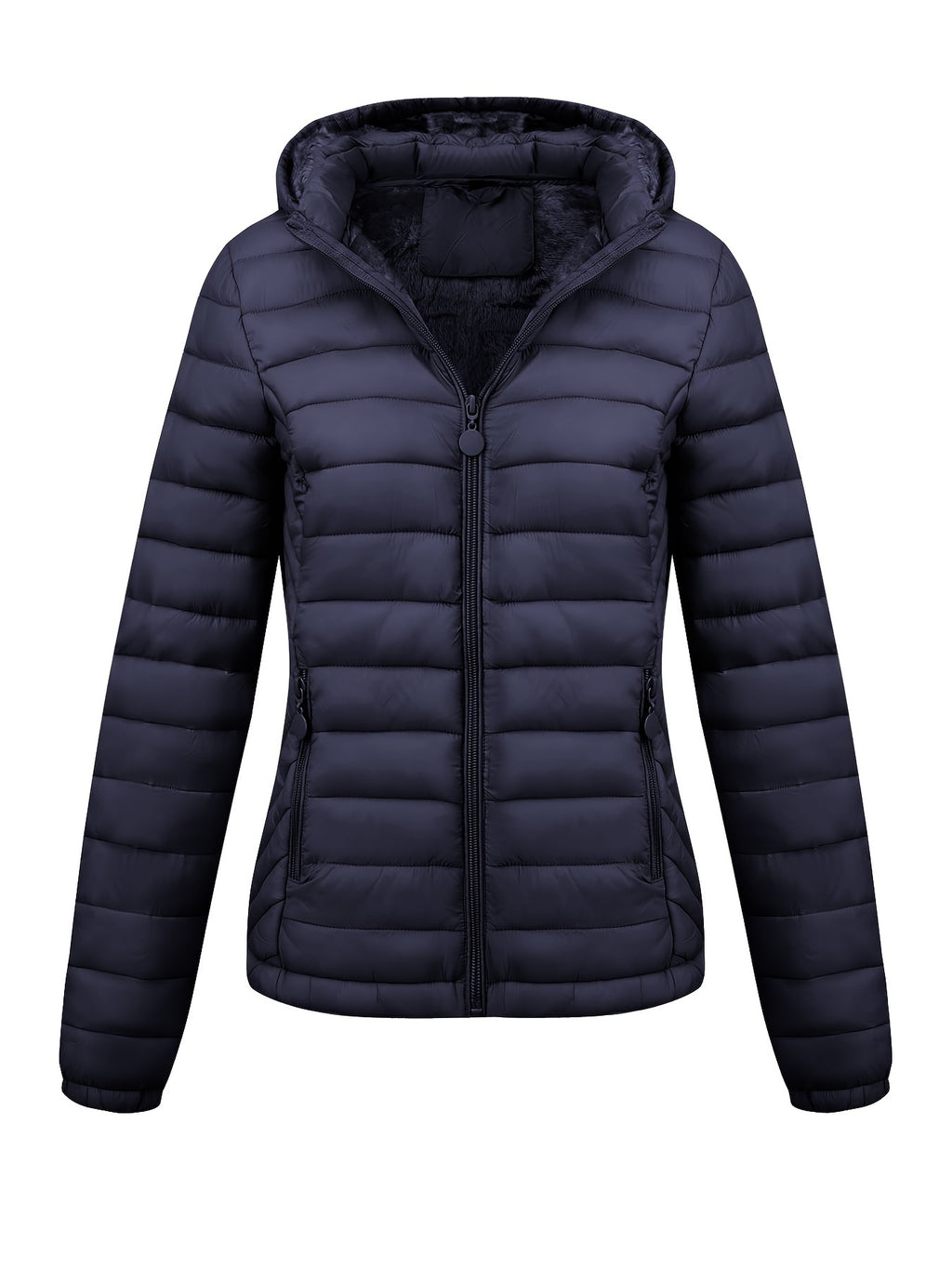 Arianne | Quilted Hooded Puffer Jacket with Pockets for Women