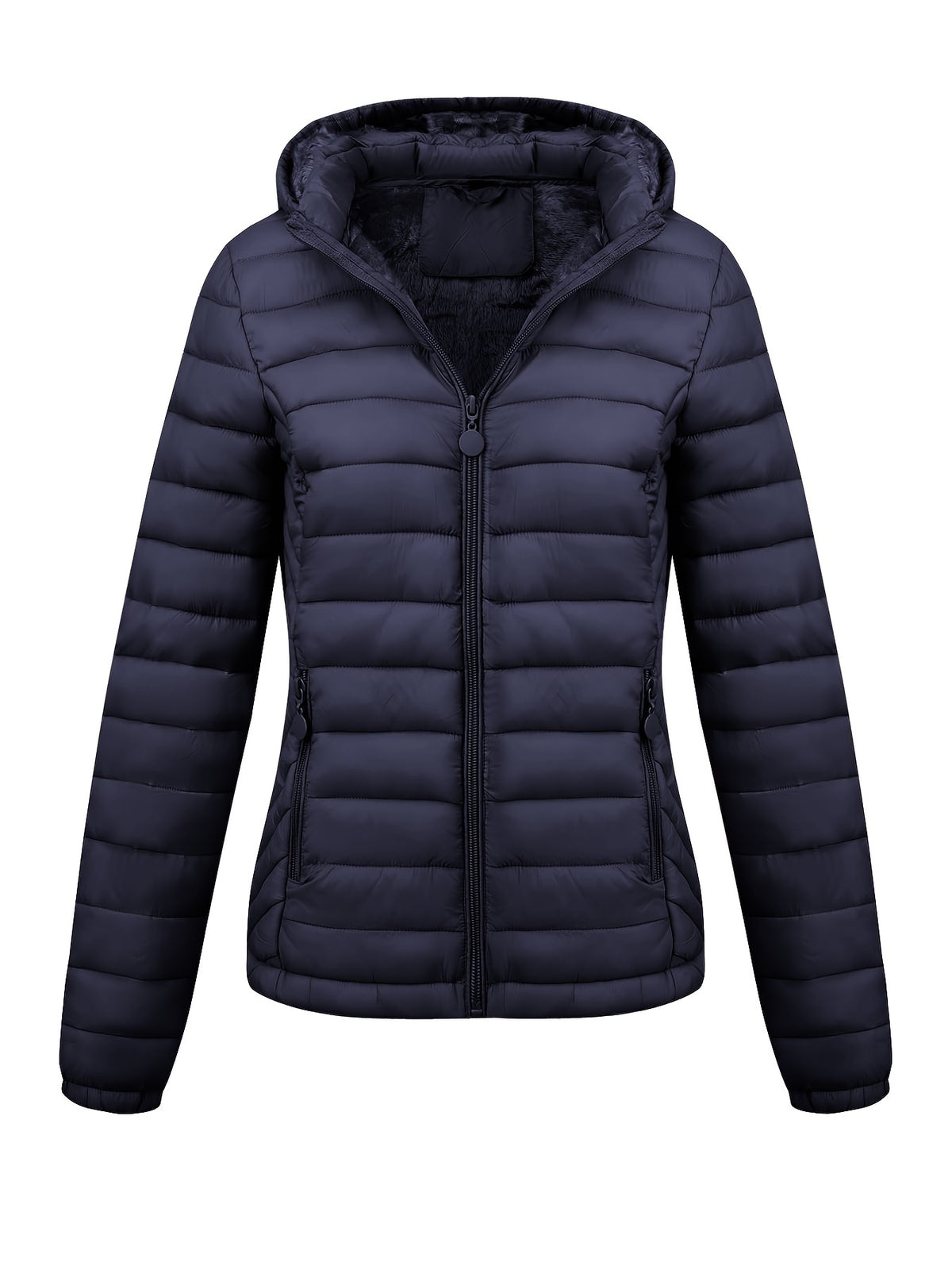 Arianne | Quilted Hooded Puffer Jacket with Pockets for Women