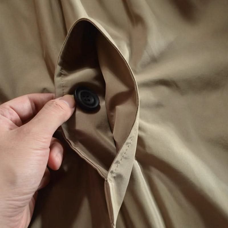 Otto | Waterproof Longline Coat with Stand Collar for Men
