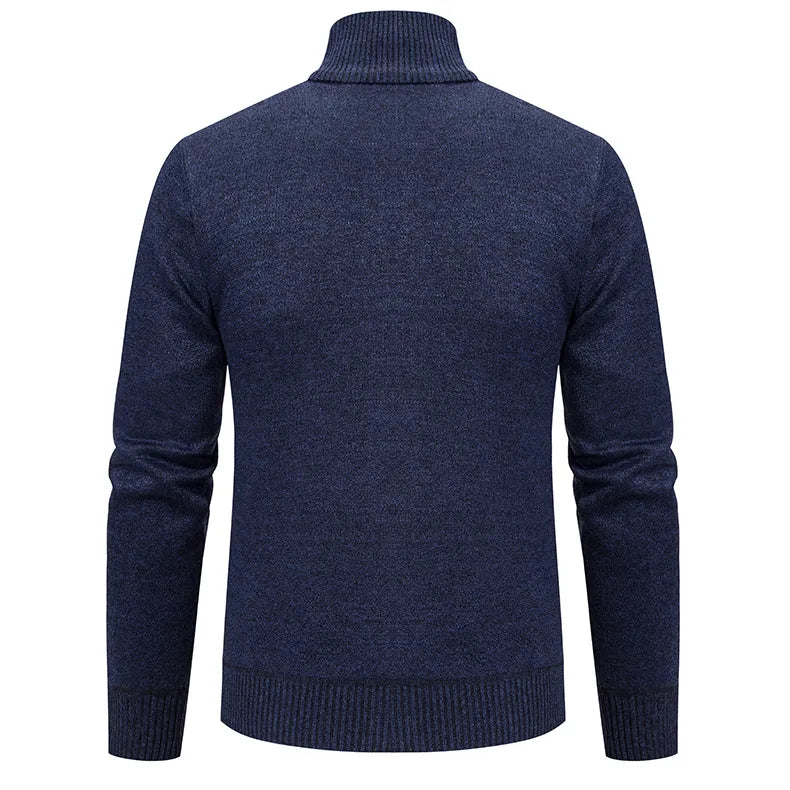 Vincent | Ribbed Zip-Front Cardigan Sweater for Men