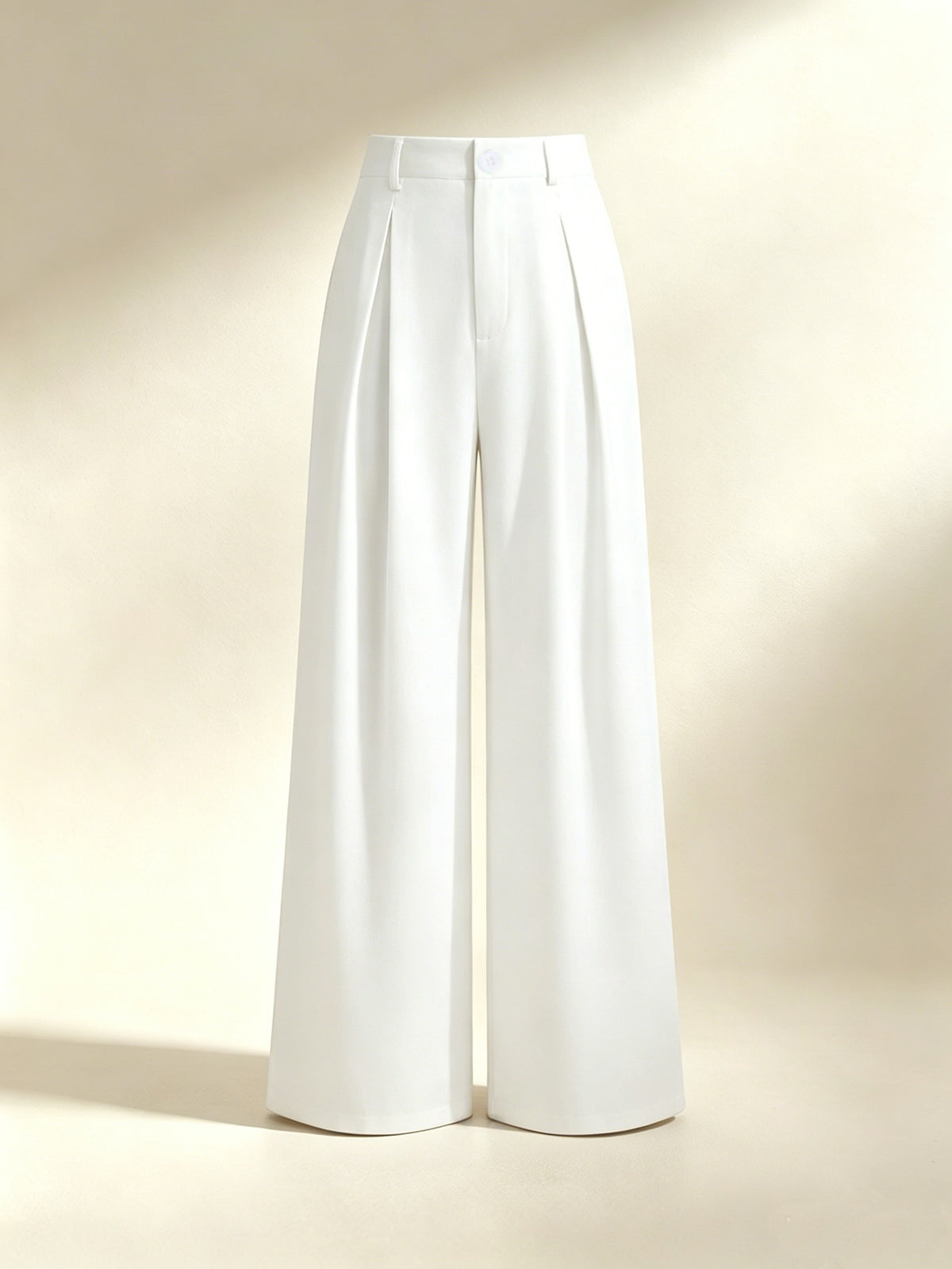 Berit | Pleated Wide-Leg High-Waist Trousers for Women