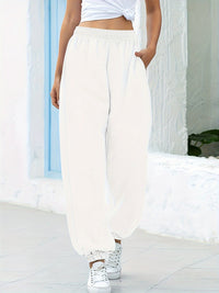 Elisa Wide-Leg High-Waist Sweatpants with Pockets for Women