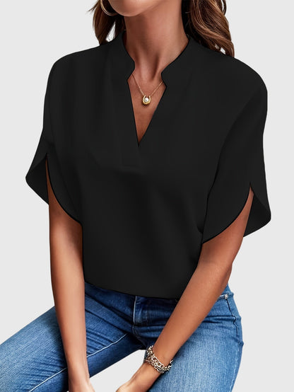 Kristie | Women's V-Neck Long Sleeve Blouse for Work