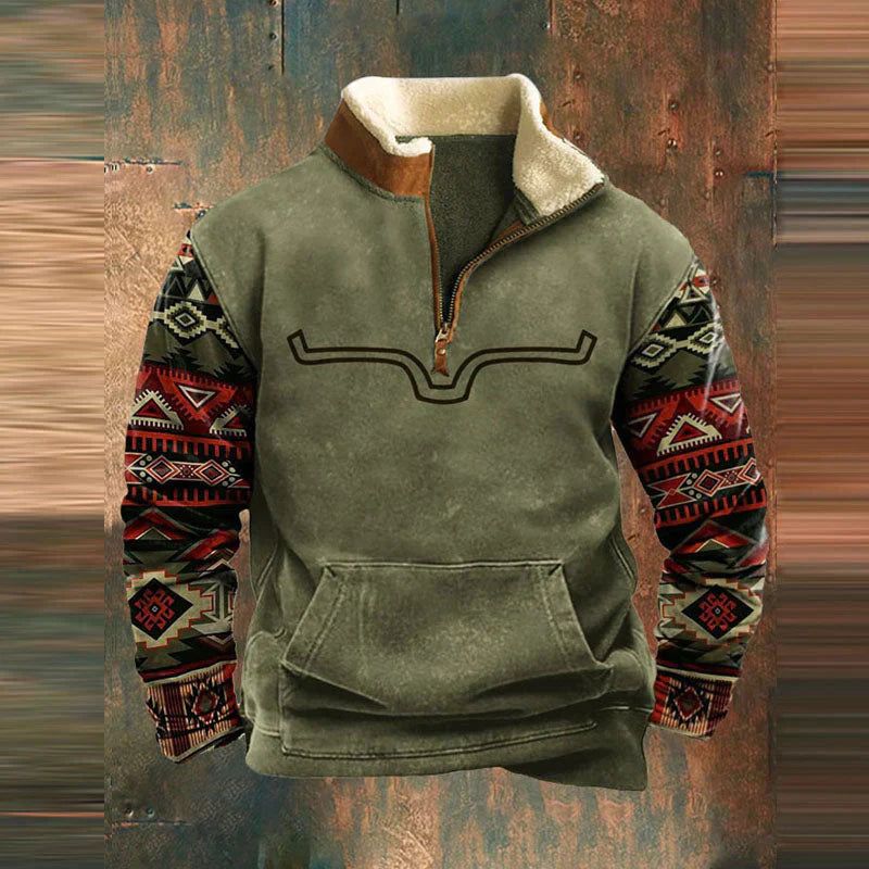 Aldrich | Men's Zip-Up Sweater Relaxed-Fit Layering Knit