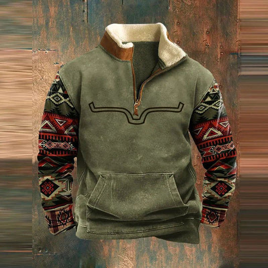 Aldrich | Men's Zip-Up Sweater Relaxed-Fit Layering Knit