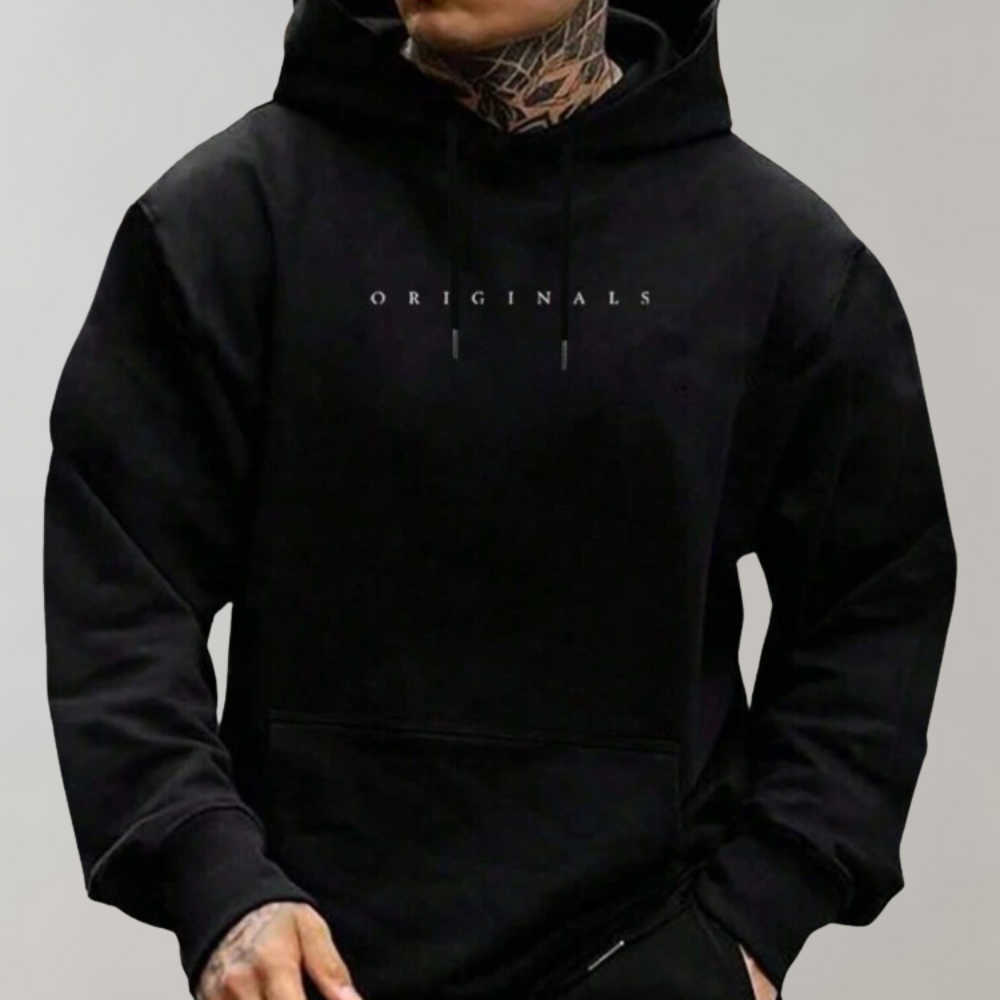 Theo | Men's Hooded Sweatshirt Relaxed-Fit Pullover – Casual Outings