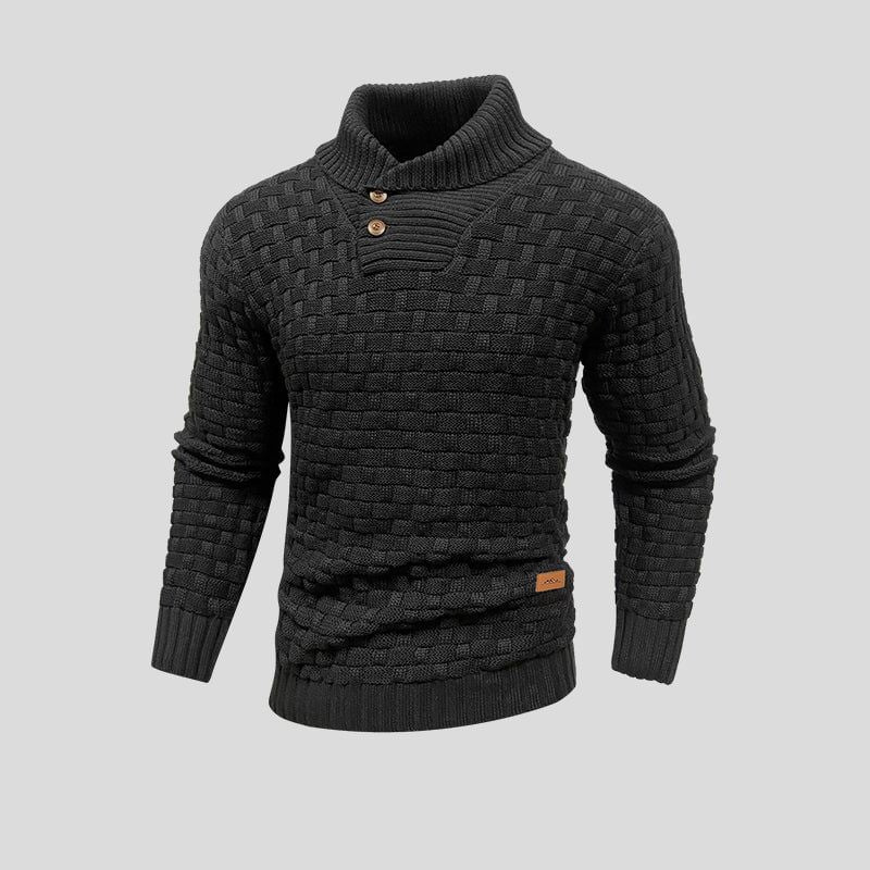 Arjan | Men's Shawl Collar Sweater – Casual Weekend Layer