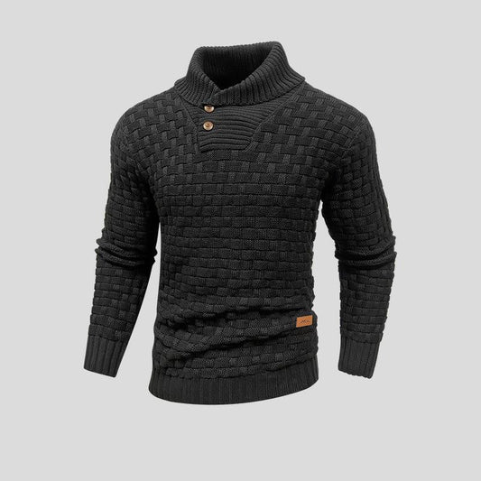 Arjan | Men's Shawl Collar Sweater – Casual Weekend Layer