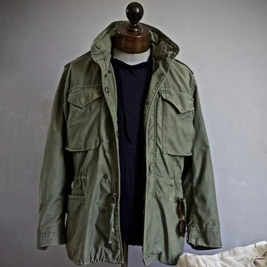 Dorian | Men's Utility Jacket Collared Long Sleeve Field Coat