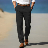 Kaspian | Men's Relaxed Fit Pants Casual Trousers Summer Wear