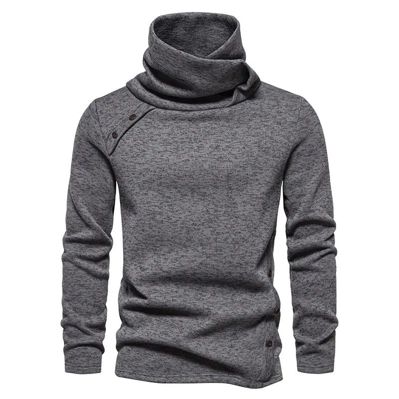 Owen Men's Mock Neck Sweater – Long Sleeve Winter Layer