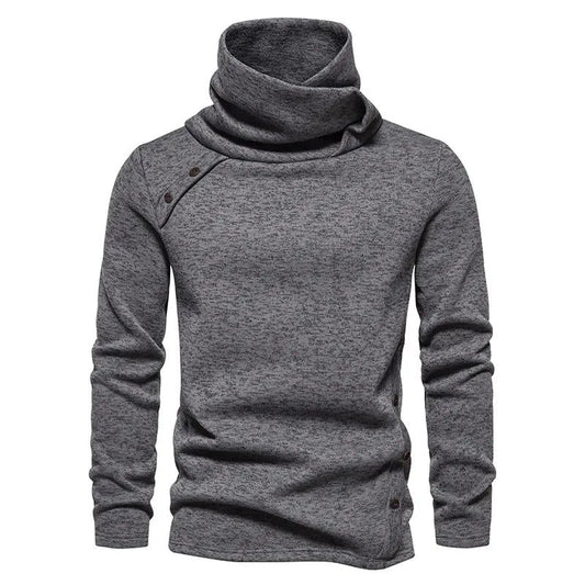 Owen Men's Mock Neck Sweater – Long Sleeve Winter Layer