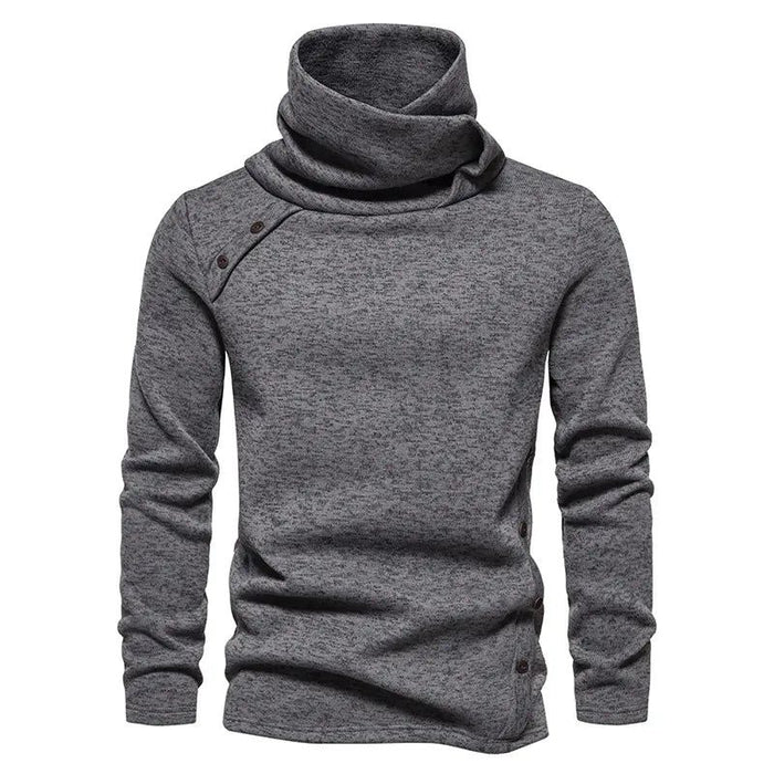 Owen Mock Neck Sweater, Long Sleeve Pullover for Men