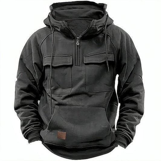 Rowan | Men's Hooded Sweater with Fleece Lining – Winter Wear