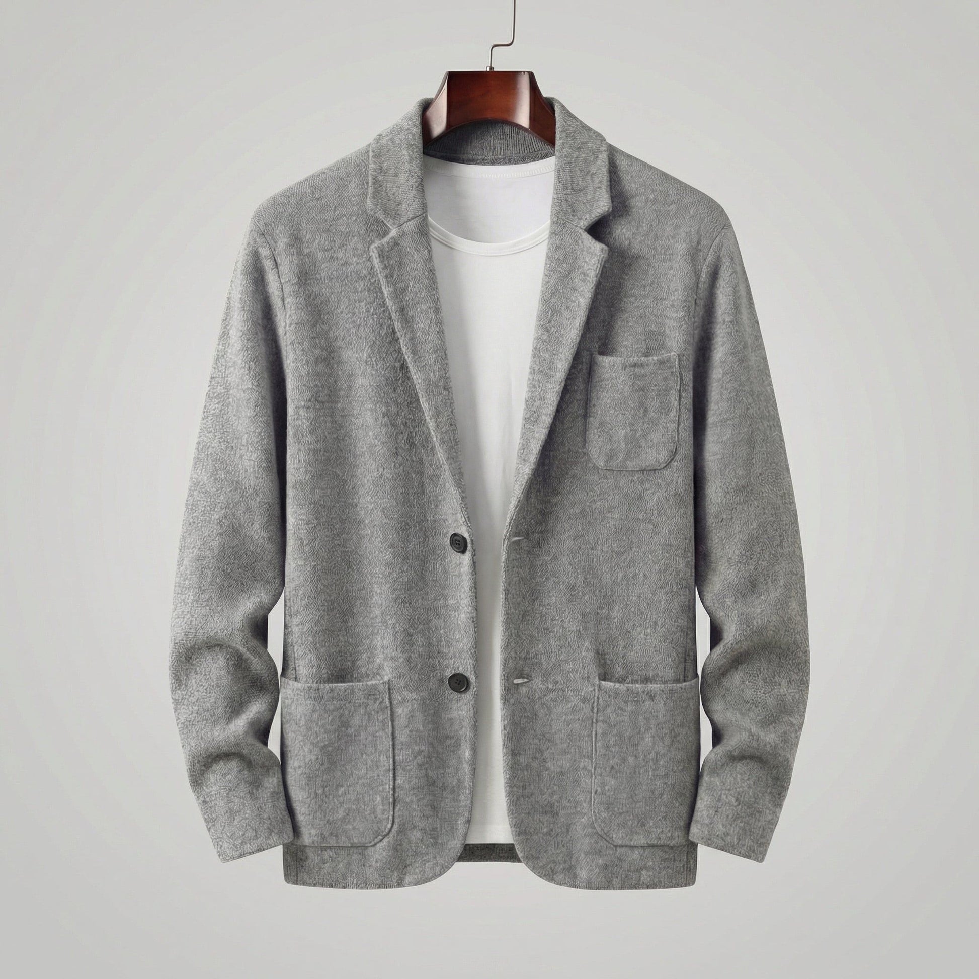 Marco | Men's Tailored-Fit Jacket Lapel Collar – Business Casual