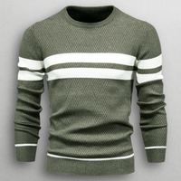 Jort | Men's Striped Crew Neck Sweater – Everyday Style