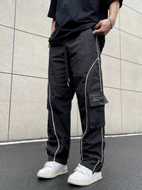 Men's Cargo Marieke Relaxed-Fit Side-Stripe Trousers – Casual Wear