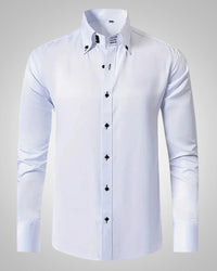 Paul | Men's Long Sleeve Button Front Shirt for Office
