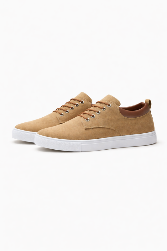 Lauretta | Men's Canvas Sneakers Low-Top Lace-Up – Weekend Casual